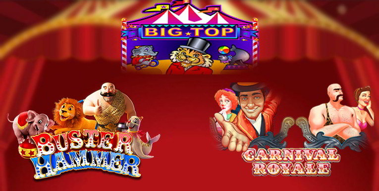Vibrant Circus Themed Slots at Vegas Mobile Casino