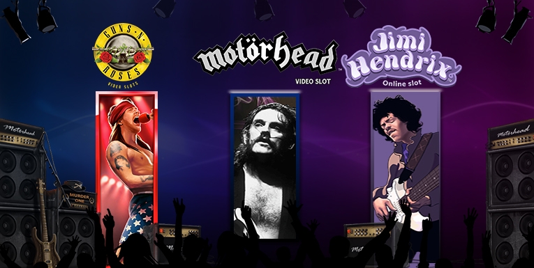 Rock Band Slots is Loaded with Huge Free Spins at Vegas Mobile Casino