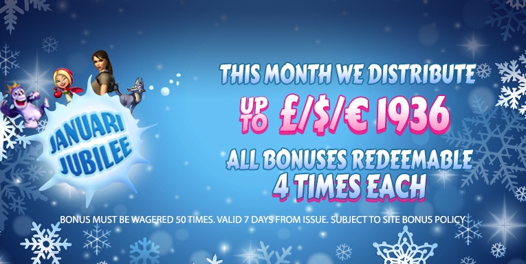 January Offer - Free Spins And Exclusive Bonus Codes at Vegas Mobile Casino