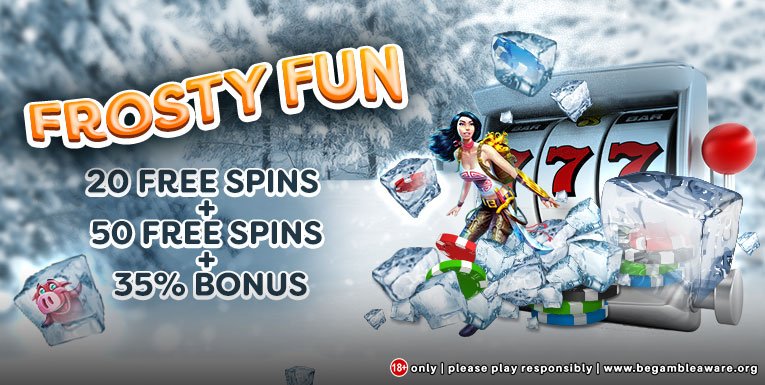 Frosty Fun Promotion: Get Free Spins and Promo Codes throughout January 2018!